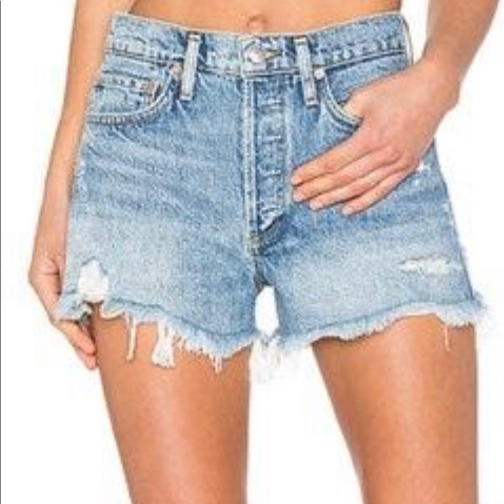 AGOLDE Parker Denim Shorts